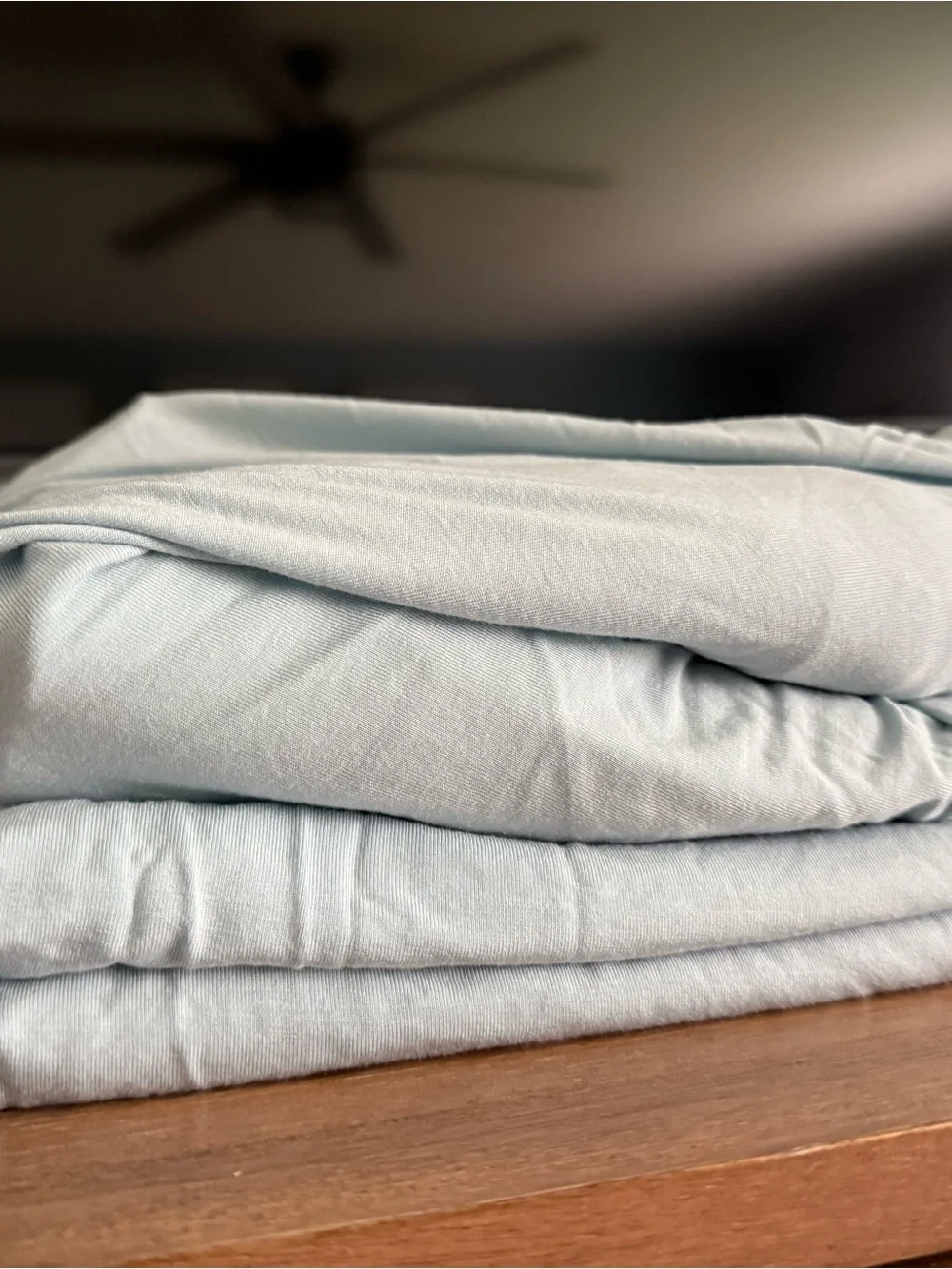 Deluxe Cool Stretch Sheet Set — Light Blue